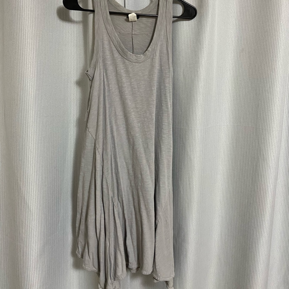 Anthropologie ruffled tunic tank